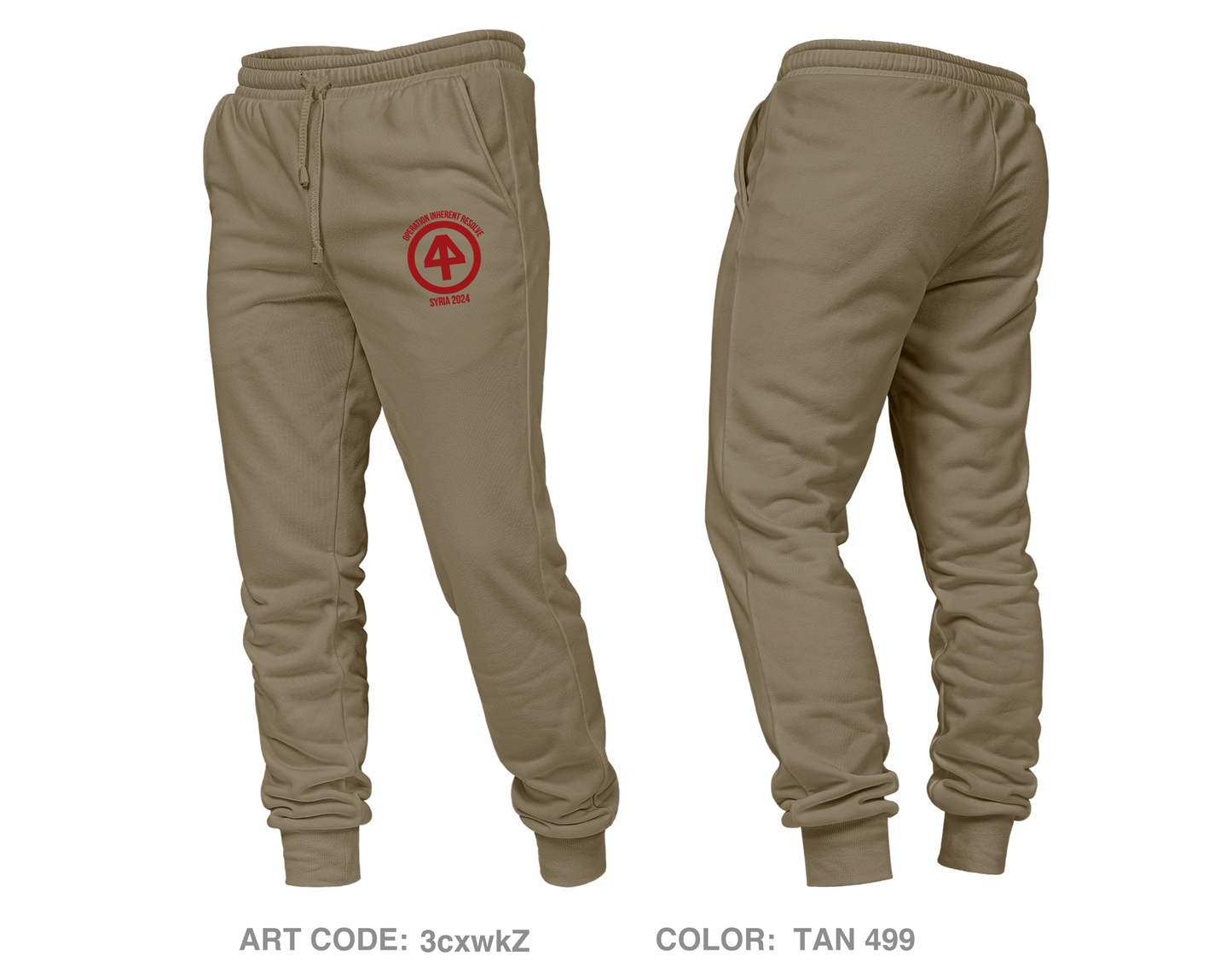 Bravo Company 1-114th Core Unisex Performance Joggers - 3cxwkZ