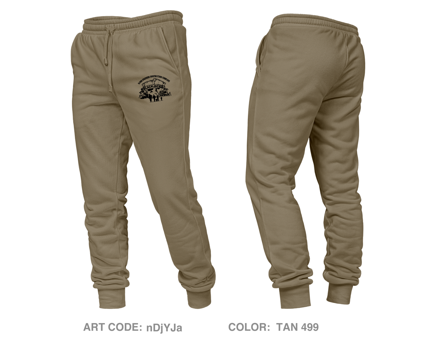 843RD Engineer Construction Company Core Unisex Performance Joggers - nDjYJa
