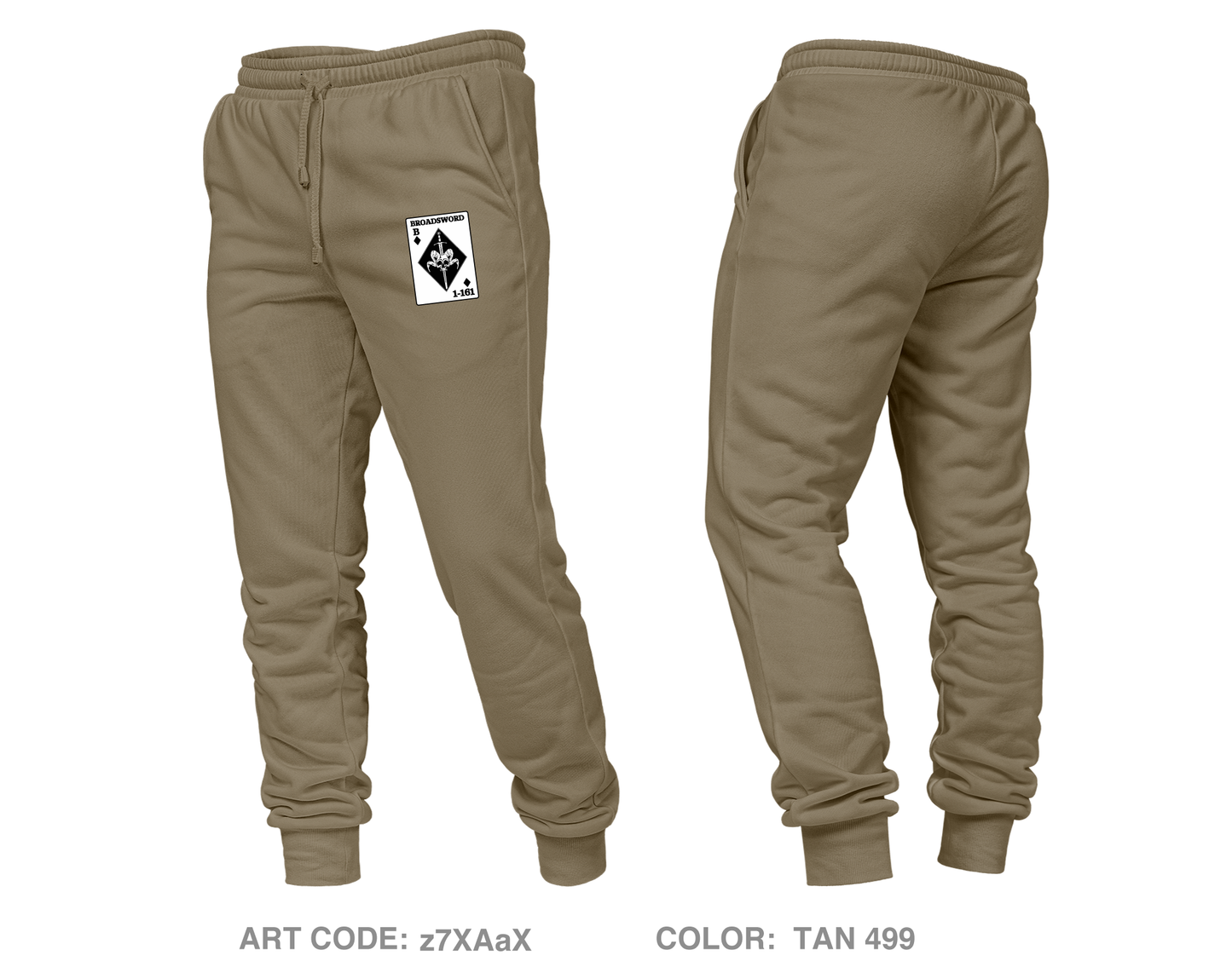 BOLD COMPANY, 1ST BN 161ST INFANTRY REGIMENT Core Unisex Performance Joggers - z7XAaX