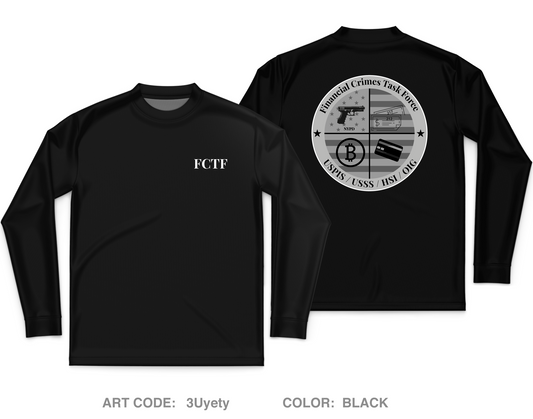 Financial Crimes Task Force Core Men's LS Performance Tee - 3Uyety