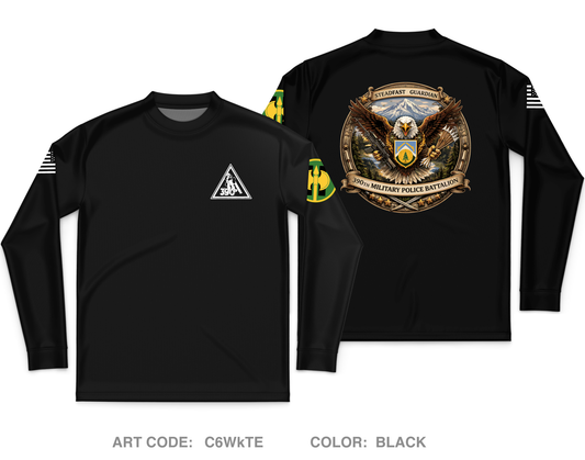 390th MP BN HHD Core Men's LS Performance Tee - C6WkTE