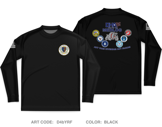 DHA J4 Fundraising Collection Core Men's LS Performance Tee - D4bYRF