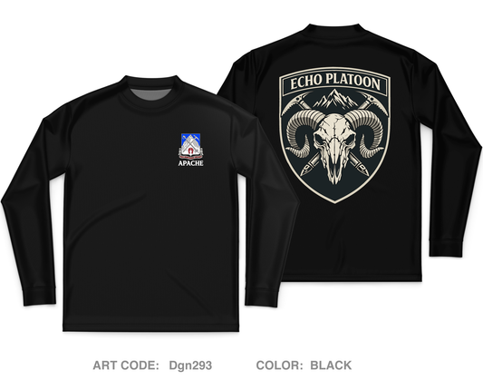 Echo Platoon Core Men's LS Performance Tee - Dgn293
