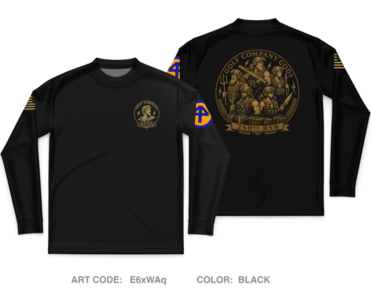 G CO Gods Core Men's LS Performance Tee - E6xWAq