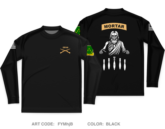 HHC MORTARS 4-70 AR Core Men's LS Performance Tee - FYMhjB