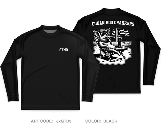 Cuban Hog Core Men's LS Performance Tee - JxGTD3