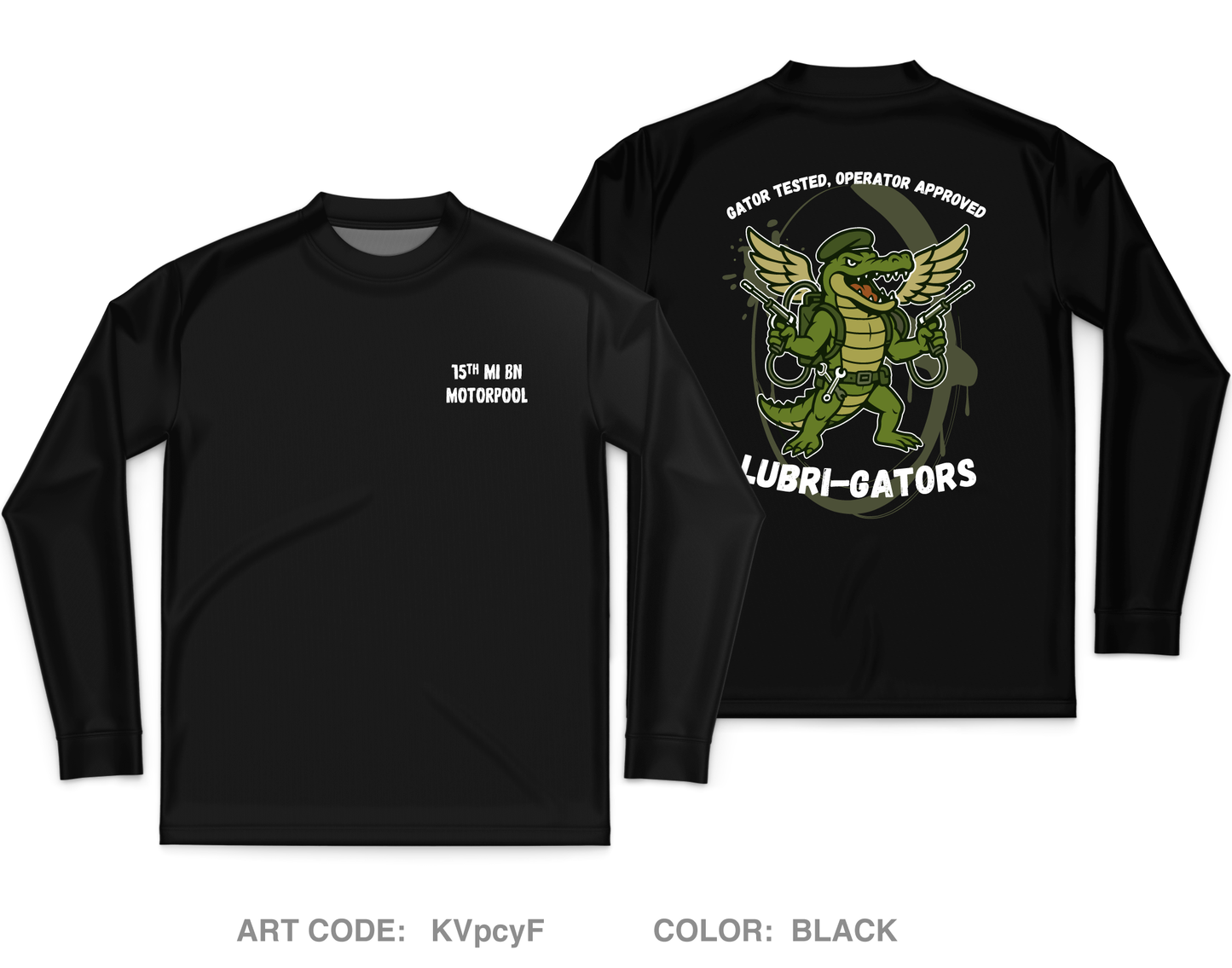 15th Military Intelligence Battalion Core Men's LS Performance Tee - KVpcyF