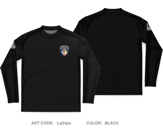 Manhattan Police Department Core Men's LS Performance Tee - Lq34pe