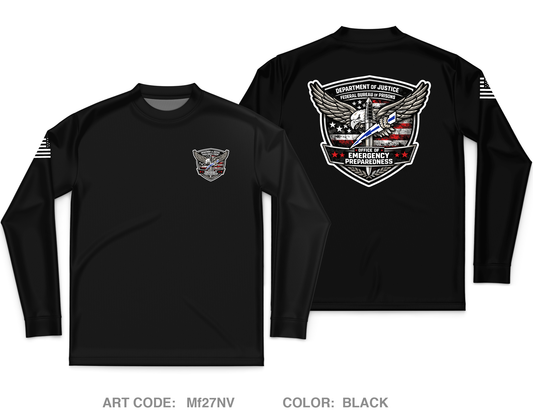 Office of Emergency Preparedness Core Men's LS Performance Tee - Mf27NV