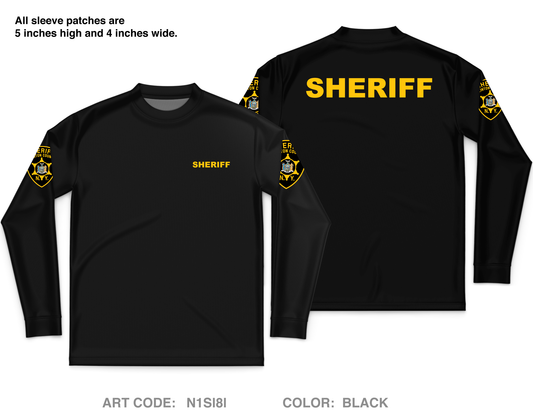 Clinton County Sheriffs Office Core Men's LS Performance Tee - N1Sl8l