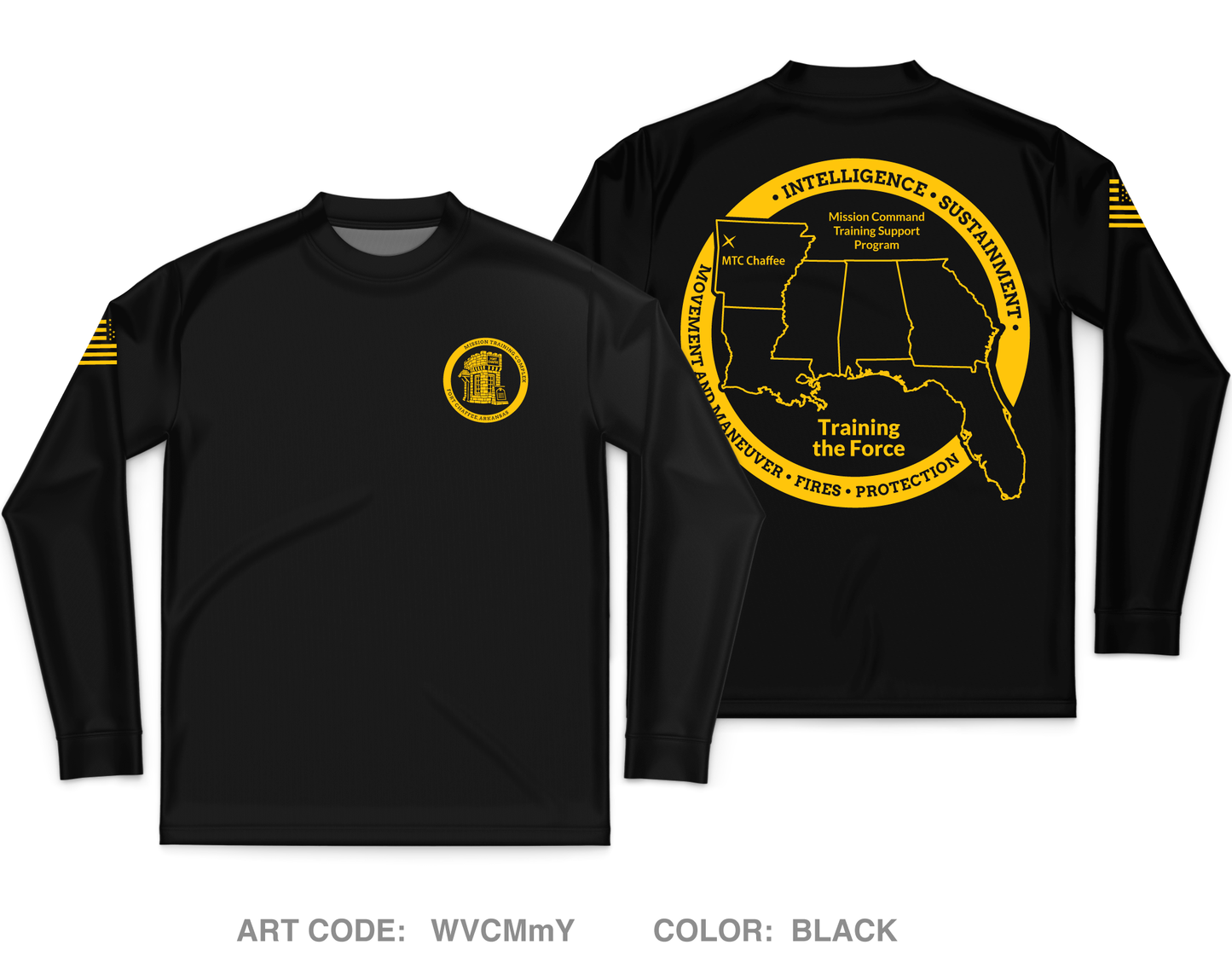 Mission Training Complex - Fort Chaffee Core Men's LS Performance Tee - WVCMmY