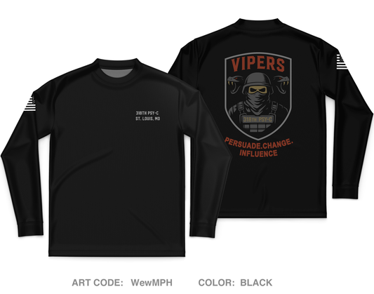 318th PSY-C Core Men's LS Performance Tee - WewMPH