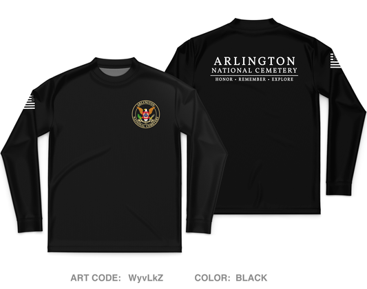 Arlington National Cemetery Core Men's LS Performance Tee - WyvLkZ