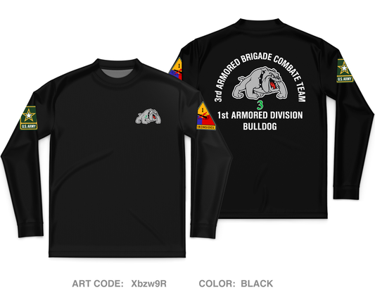 3ABCT 1AD Core Men's LS Performance Tee - Xbzw9R