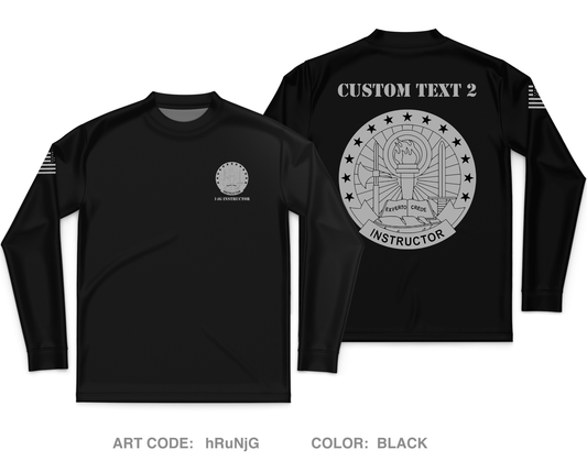 14G Instructors Core Men's LS Performance Tee - hRuNjG