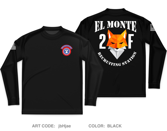 El Monte Recruiting Station Core Men's LS Performance Tee - jbHjae