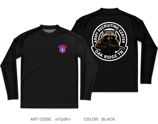 Oak Ridge Army Recruiting Center Core Men's LS Performance Tee - mTp2Kv
