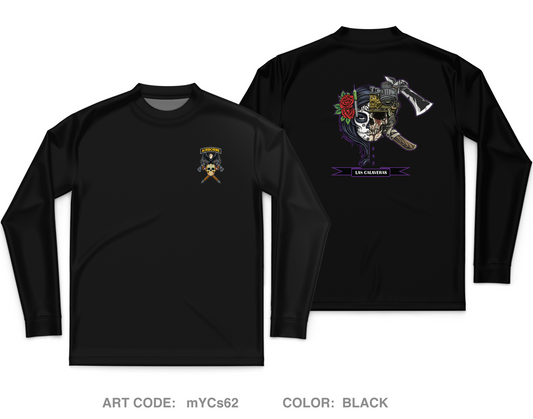 D Co 98th CA BN (SO) (A) Core Men's LS Performance Tee - mYCs62