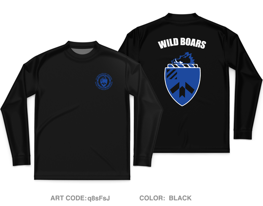 2 BN, 30th IN Fundraising Collection Core Men's LS Performance Tee - q8sFsJ