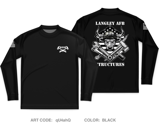 633 Structures Shop Fundraising Collection Core Men's LS Performance Tee - qU4ahQ