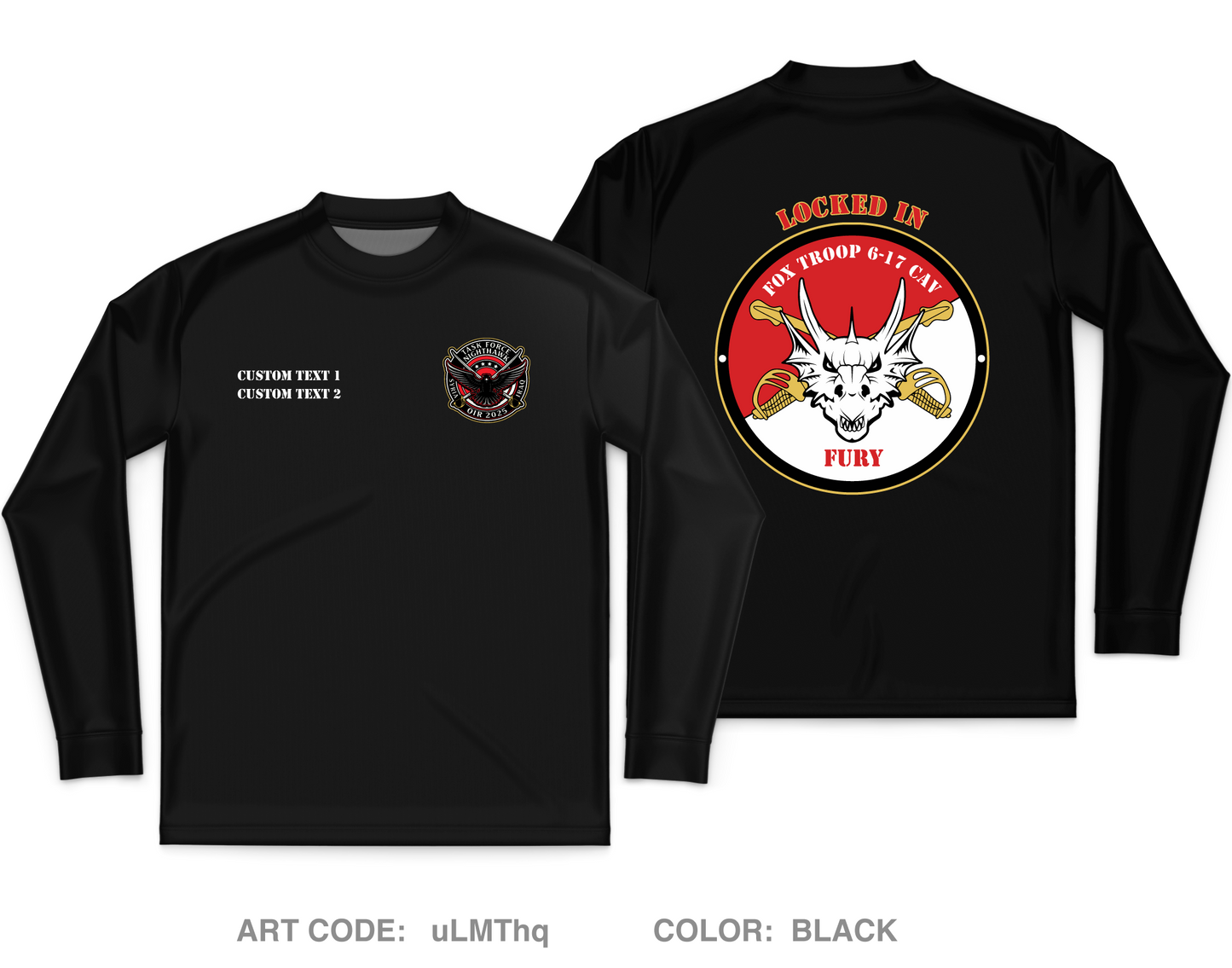 CUSTOM F/6-17 ACS Core Men's LS Performance Tee - uLMThq