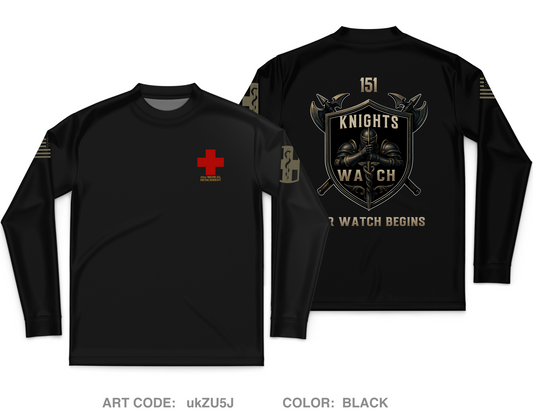 151st Medical Detachment Core Men's LS Performance Tee - ukZU5J