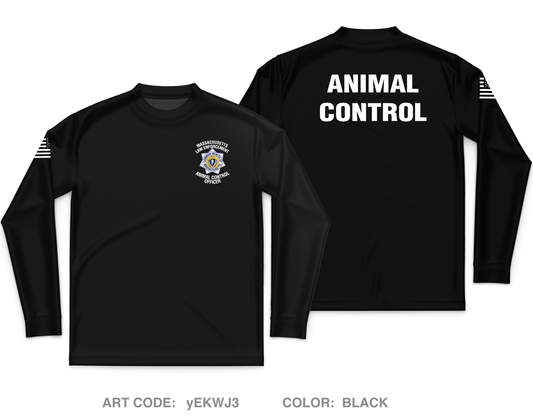 Animal Control Officer Core Men's LS Performance Tee - yEKWJ3