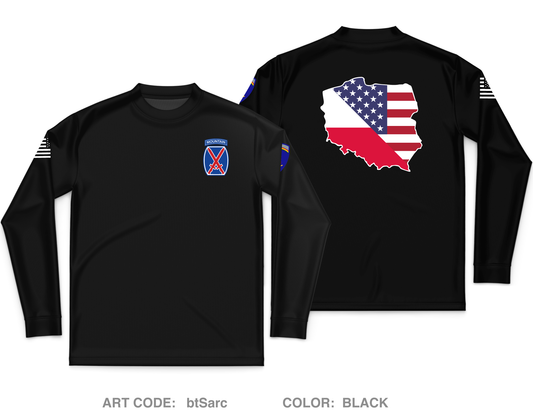 SGS 10th Mountain Div Core Men's LS Performance Tee - btSarc