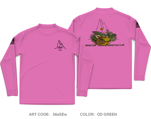 Hawaiian Trail and Mountain Club (HTMC) Core Men's LS Performance Tee - 58aSEw