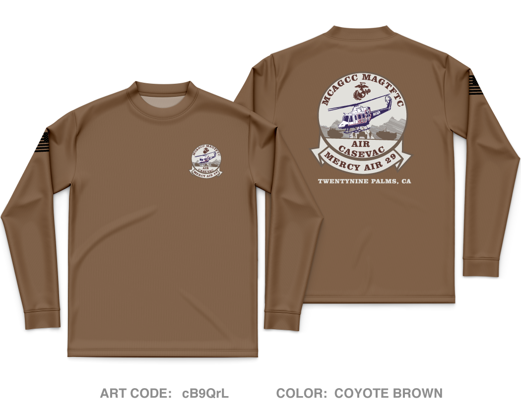 MERCY AIR 29 Core Men's LS Performance Tee - cB9QrL