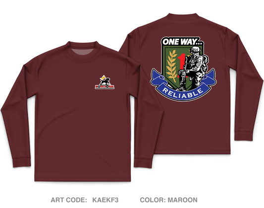 511th Quartermaster Company Core Men's LS Performance Tee - KAEKF3