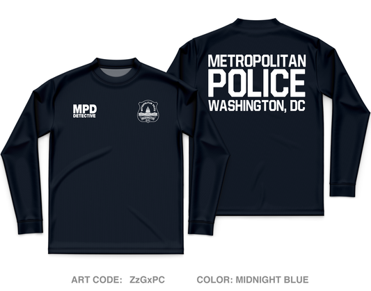 Metropolitan Police Department - DC Core Men's LS Performance Tee - ZzGxPC