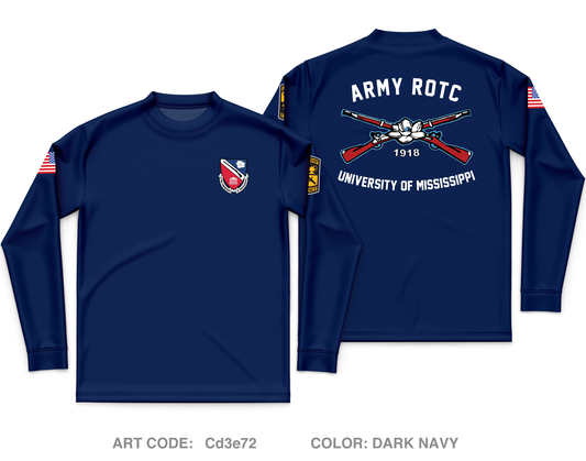 Ole Miss ROTC Cadet Core Men's LS Performance Tee - Cd3e72