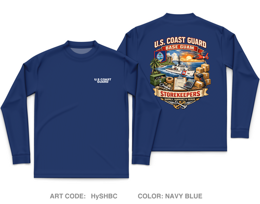 Base Guam/Storekeepers Core Men's LS Performance Tee - HySHBC