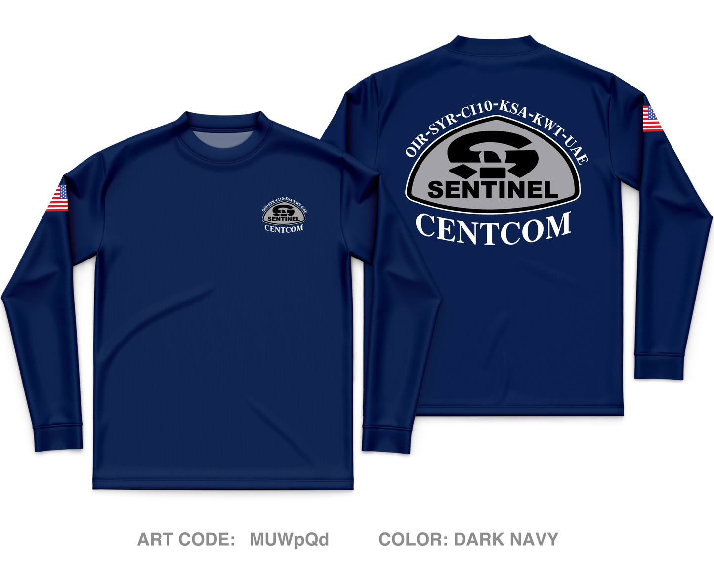 Centcom Sentinel Core Men's LS Performance Tee - MUWpQd