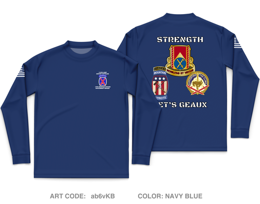 710 Light Support Battalion Core Men's LS Performance Tee - ab6vKB