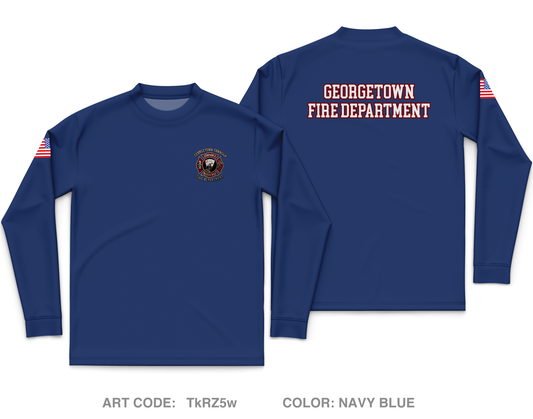 GTFD Station 2 Fundraising Collection Core Men's LS Performance Tee - TkRZ5w