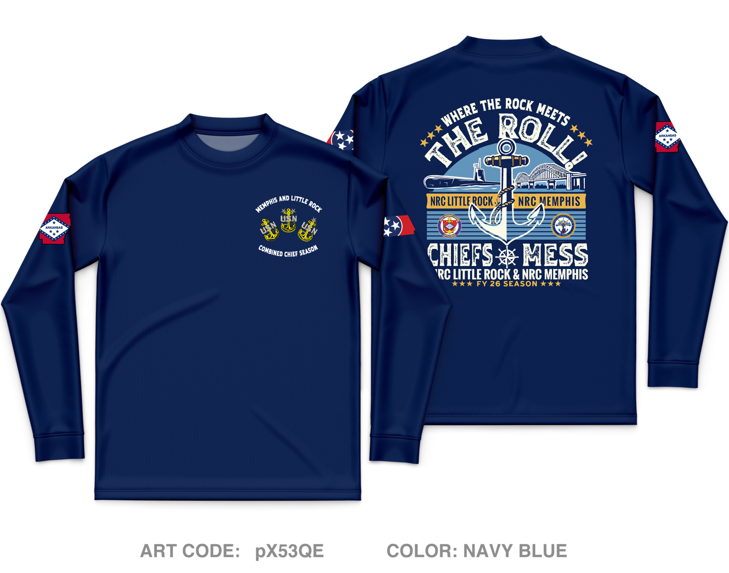 NRC Memphis CPOA Core Men's LS Performance Tee - pX53QE