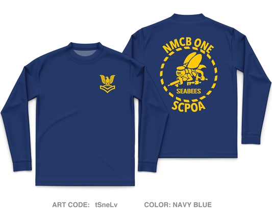 NMBC 1 SCPOA Core Men's LS Performance Tee - tSneLv