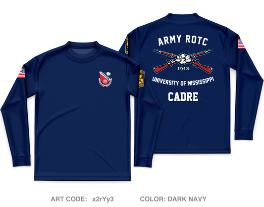 Ole Miss ROTC Core Men's LS Performance Tee - x2rYy3