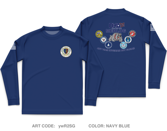 DHA J4 Fundraising Collection Core Men's LS Performance Tee - ywR2SG
