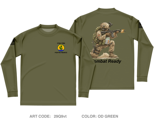 376th Finance Battalion Core Men's LS Performance Tee - 29Q9vt