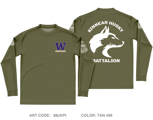 Kinnear Husky Batallion Store 1 Core Men's LS Performance Tee - 88cKPt