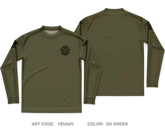 Gadsden Police Core Men's LS Performance Tee - YEUddV