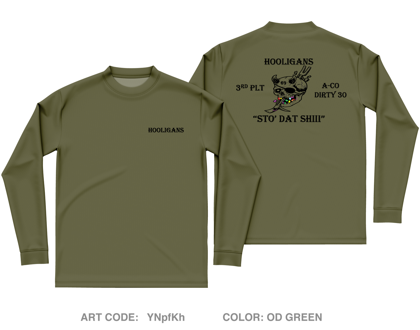 HOOLIGANS Store 1 Core Men's LS Performance Tee - YNpfKh