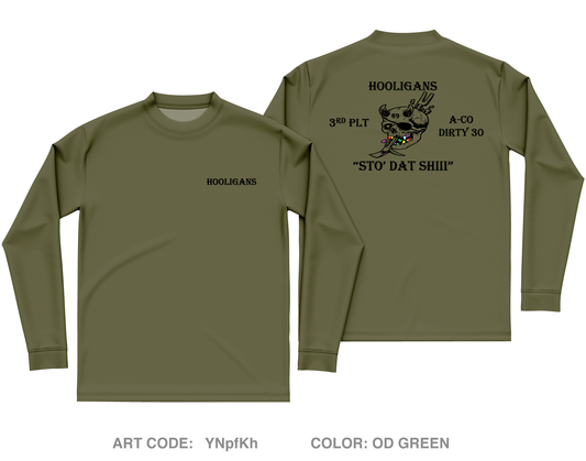 HOOLIGANS Store 1 Core Men's LS Performance Tee - YNpfKh
