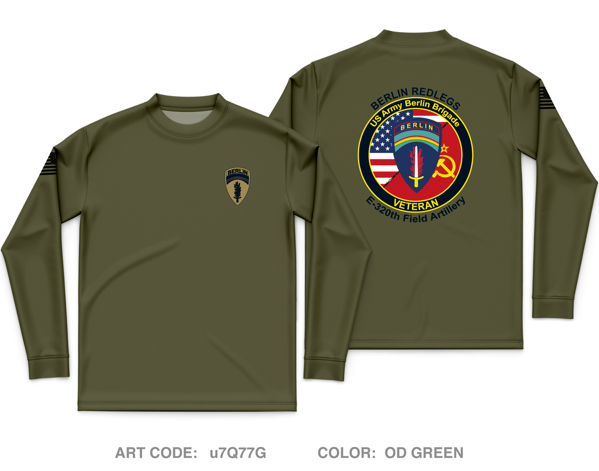 Berlin Brigade Store 1 Core Men's LS Performance Tee - u7Q77G