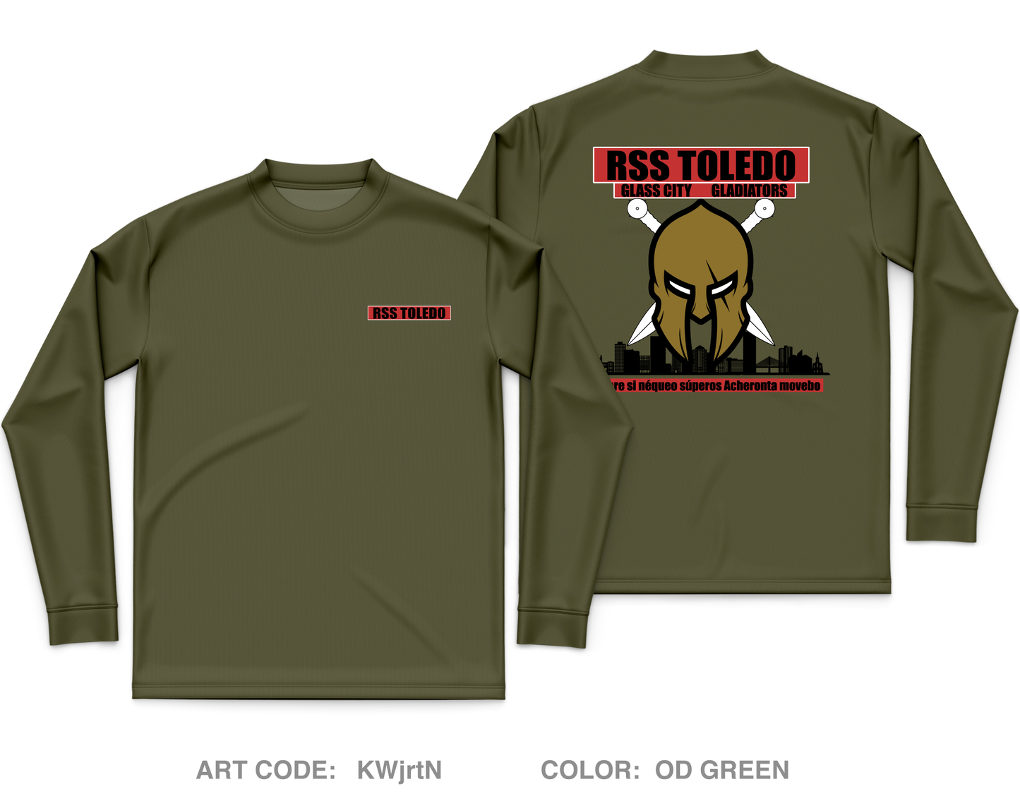 RSS Toledo Core Men's LS Performance Tee - KWjrtN