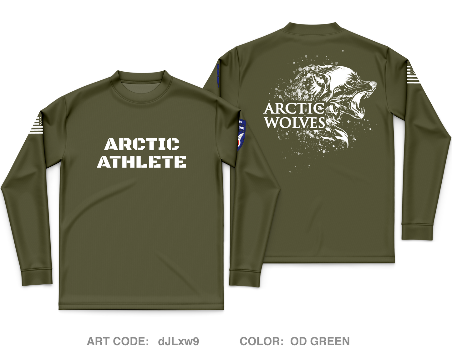 Arctic Athlete Program, 1|11 Arctic Airborne Core Men's LS Performance Tee - dJLxw9