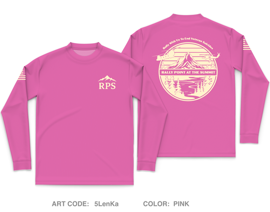 Rally Point at the Summit Fundraising Collection Core Men's LS Performance Tee - 5LenKa